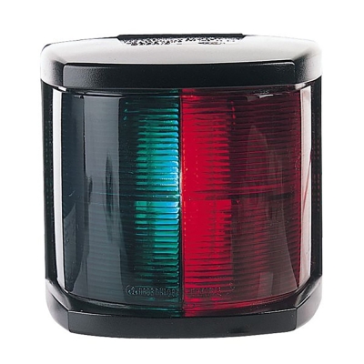 Luz de Navegación Bicolor Hella Marine - Incandescente - 2nm - Carcasa Negra - 12V